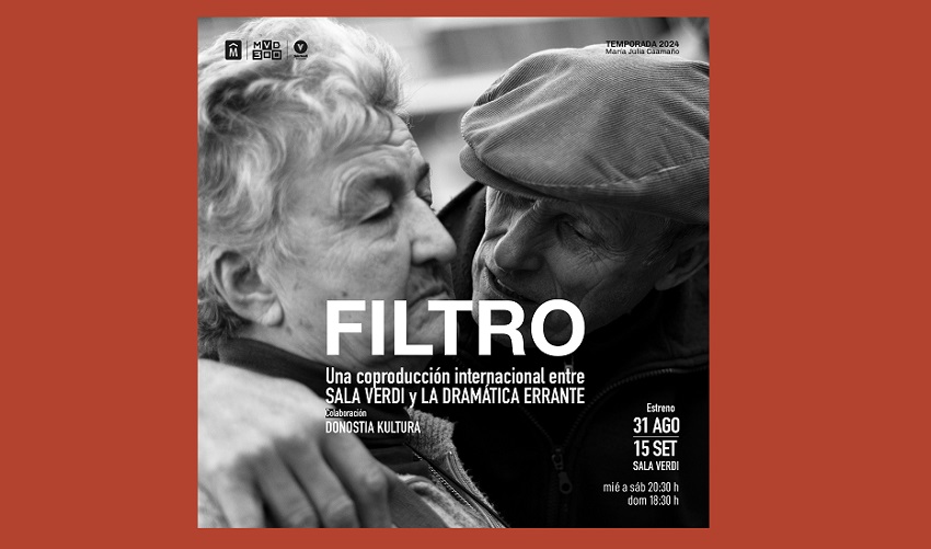 Afiche de la obra 'Filtro' que se estrenará en Montevideo el 31 de agosto