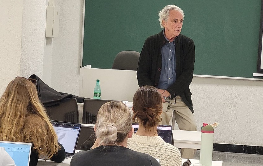 Iñaki Hernaiz en la Universidad de Deusto