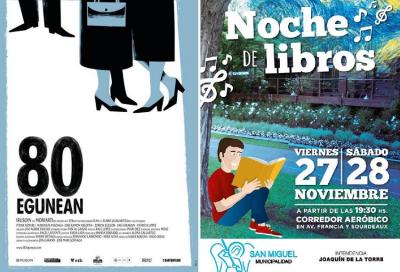 Askatasunaren Bidea de San Miguel invita al cierre de su ciclo de cine y a la Noche de Libros