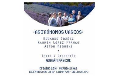 Afiche de 'Astrónomos Vascos'