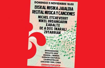 Afiche del recital