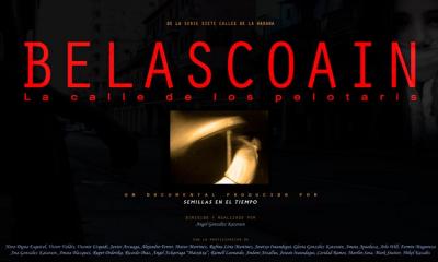 Portada del documental ‘Belascoain, la calle de los pelotaris’