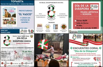 Euskal Etxeak de toda Argentina celebran el “Día de la Diáspora” 2024 con actividades de carácter eminentemente festivo y cultural