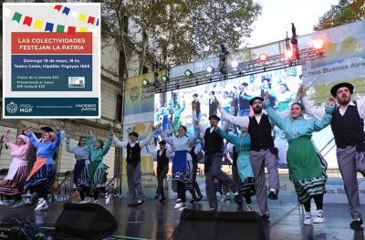 Los dantzaris marplatenses también bailaron Fandango en el BAC 2019 (foto Maru Maiztegui)