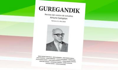 Tapa del número 15, correspondiente a 2019, de ‘Guregandik’ 