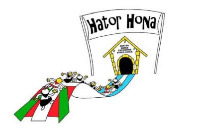 Logo del programa Hator Hona, del Euzko Etxea de Necochea