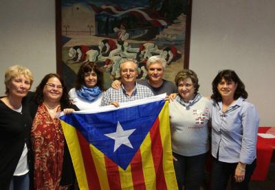 Representantes de distintos centros vascos reunidos en Pergamino se manifestaron a favor del pueblo de Catalunya