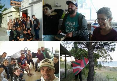 Algunas imágenes del barnetegi organizado dentro del programa Patagoniarantz