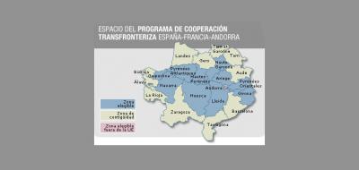 Mapa de la Comunidad de Trabajo de los Pirineos  (imagen Procura.org)