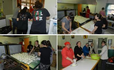 Los jóvenes barilochenses organizaron una 'Pizza Party' para poder viajar a Bahía Blanca