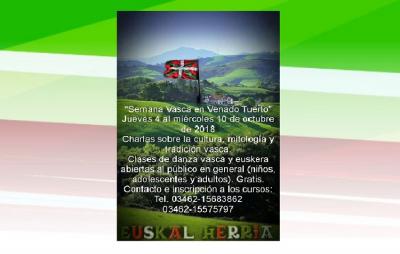 La primera Semana Vasca de Venado Tuerto comienza hoy