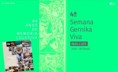 ‘Gernika Viva' Astea apirilaren 26tik maiatzaren 2ra arte luzatuko da Sao Paulon