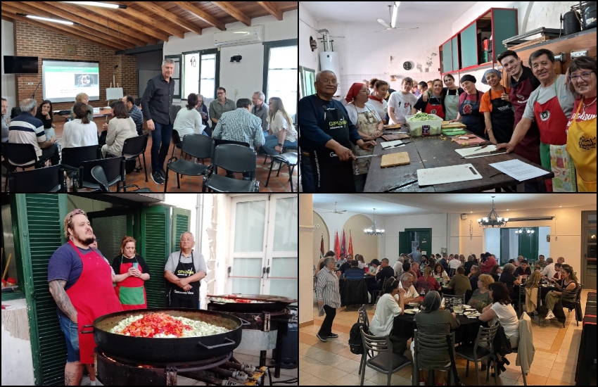 Gastronomía y Transformación Institucional, fueron las dos áreas abordadas en los talleres de FEVA el pasado sábado 28 en San Nicolás