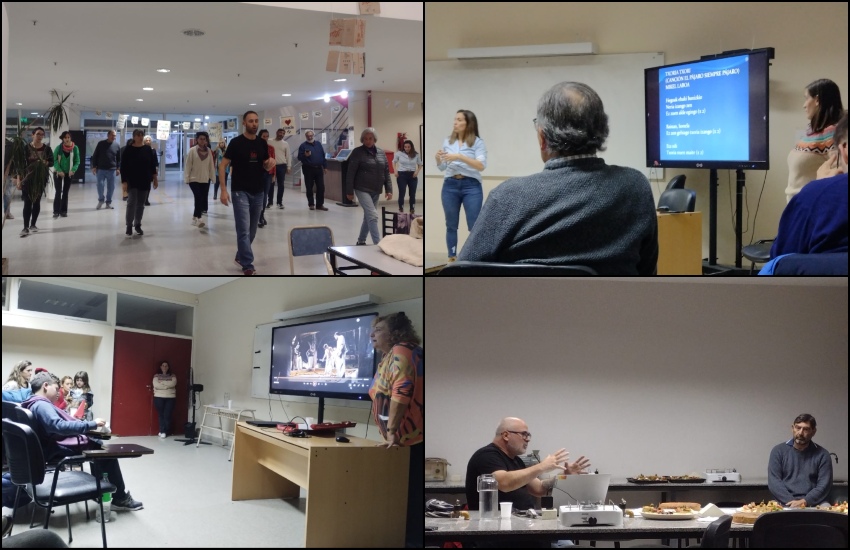 El euskera, las danzas, la gastronomía y el cine vasco fueron los temas abordados en las jornadas organizada por la Dirección de Relaciones Internacionales de la Universidad Nacional de Río Negro en colaboración con el Centro Vasco Aberri Etxea de Viedma