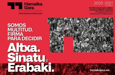 Afiche de 'Hamaika gara-Somos multitud'