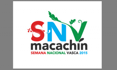 Logo de la Semana Nacional vasca 2015 en Macachín