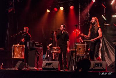 Uno de los conciertos de Kalakan en el Festival Internacional de Percusión de Montreal (foto Alain Gill) 