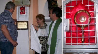 Durante los festejo del 10º aniversario del Eusko Etxea, se entronó en la Parroquia de San Ignacio la Reliquia del santo de Loyola