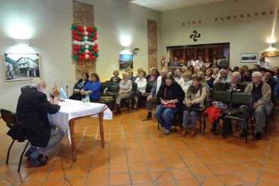 El inicio de las celebraciones por los 25 años de la Casa de Cultura Vasca y Biblioteca Lucio Echaniz el sábado pasado