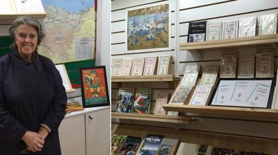 María Elena Etcheverry en el stand vasco de la Feria del Libro de Buenos Aires 2016