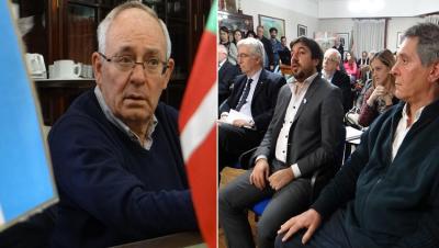 El presidente de la Asociación de Amigos de Arizmendiarrieta, el economista Miguel Ángel Laspiur, ofreció una charla en el Euzko Etxea