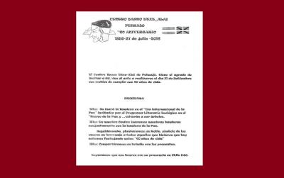 Programa que llevará a cabo hoy el Etxe Alai de Pehuajó por su 60º aniversario