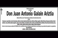 Juan Antonio Galain Ariztia