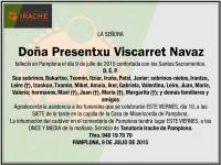 Presentxu Viscarret Navaz