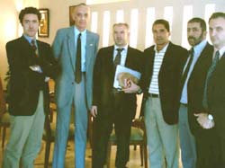 Jon Barrutia, Mikel Ezkerro, Iñaki Mujika, Raúl Arroyo, Alberto Alcain y Federico Borrás.