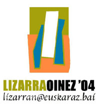 El logo de la presente edición de Nafarroa Oinez, realizado por Nestor Basterretxea. 