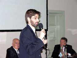 Gonzalo Auza, director de EuskoSare, en la Semana Vasca de La Plata, Argentina (foto Euskonews)