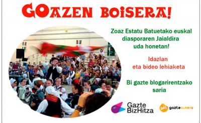 Cartel del concurso GOazen Boisera!