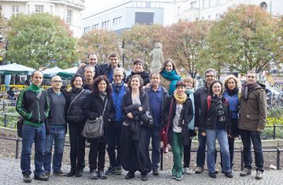 Irakasles de los centros vascos de Europa en su reunión anual del 2014, en Berlín (foto HABE)