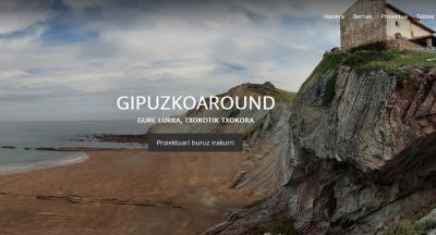 Imagen de la web del proyecto Gipuzkoaround