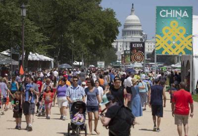 Imagen del Folklife Festival de 2014, dedicado a China y Kenia (foto Francisco Guerra-Smithsonian Institution)