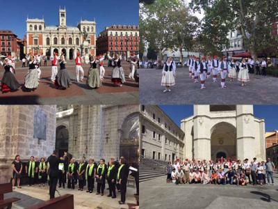 Imágenes del fin de semana organizado por el Centro Vasco Gure Txokoa de Valladolid, con el Coro Vasco local y Sahatsa Dantza Taldea