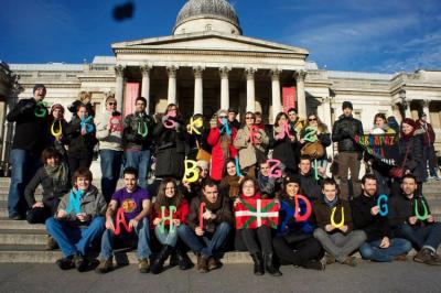 Imágenes de archivo de integrantes y amigos de la London Basque Society Euskal Elkartea