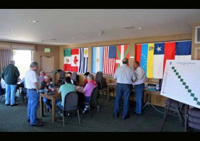 Imagen de una edición anterior del Campeonato Mundial de Mus en EEUU, en el Basque Cultural Center de San Francisco