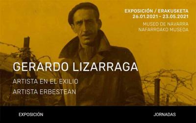 La exposición, en el Museo de Navarra; las jornadas online (sobre arte, exilio y Lizarraga) pueden seguirse online