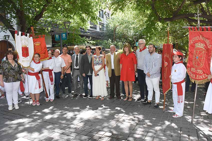 Reunión el pasado diciembre de los Centros Navarros de Argentina con la presidenta Chivite al frente de una delegación del Gobierno