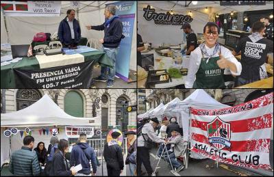 Más postales del Buenos Aires Celebra 2023: programa radial Presencia Vasca, Itziar Aguirre y el restaurante Trainera, stand de Euskera y la Peña Argentina del Athletic (reportaje fotográfico y videos EuskalKultura.eus)