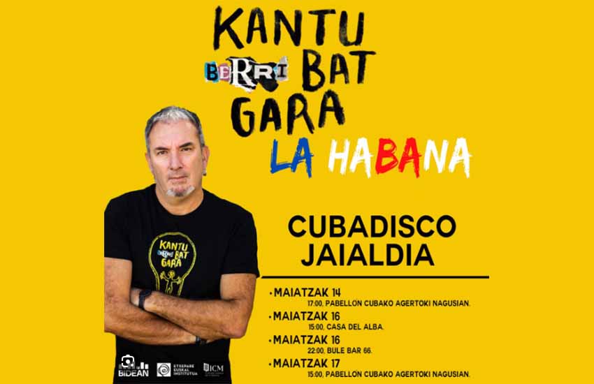 Jon Maiak Habanan kantatuko du maiatzaren 14tik 17ra "Kantu berri bat gara" ikuskizuna aurkeztuz