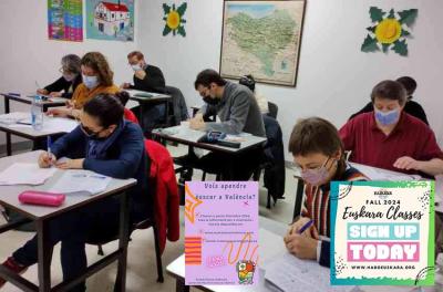 Las matrículas se hallan abiertas para apuntarse a las clases de euskera del curso 2024-2025 en Euskal Etxeak del hemisferio norte